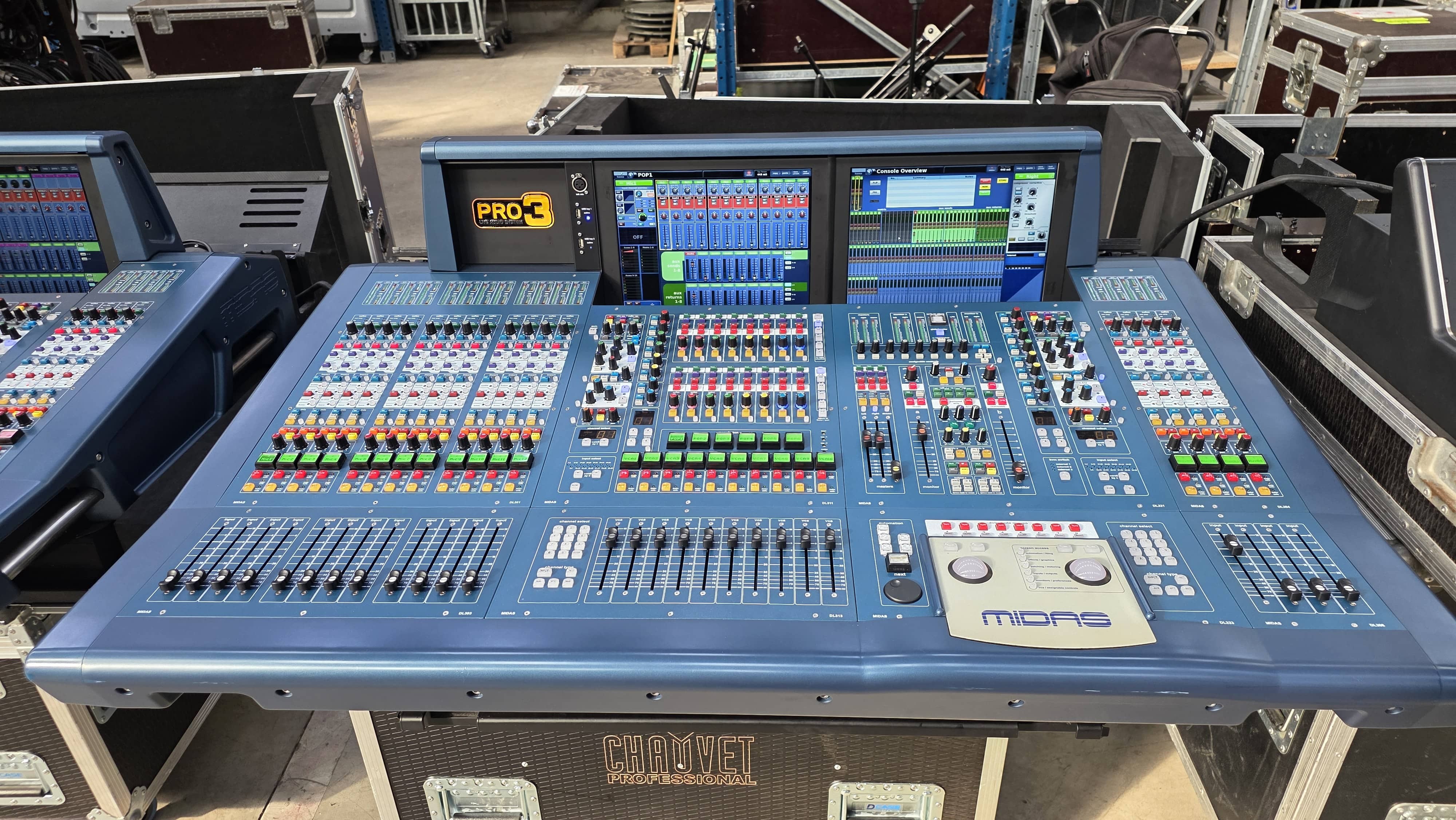Console MIDAS PRO3 + DL231 - DL371 - Occasion